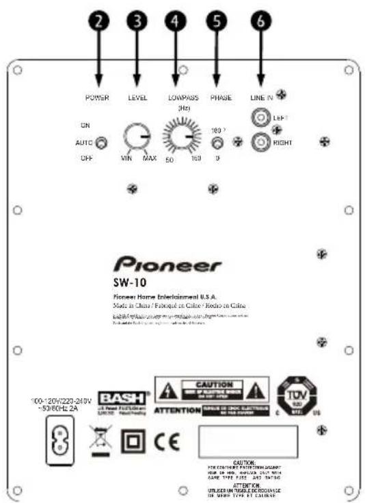 PIONEER SW10 - ENTRETIEN DU COFFRET - 2
