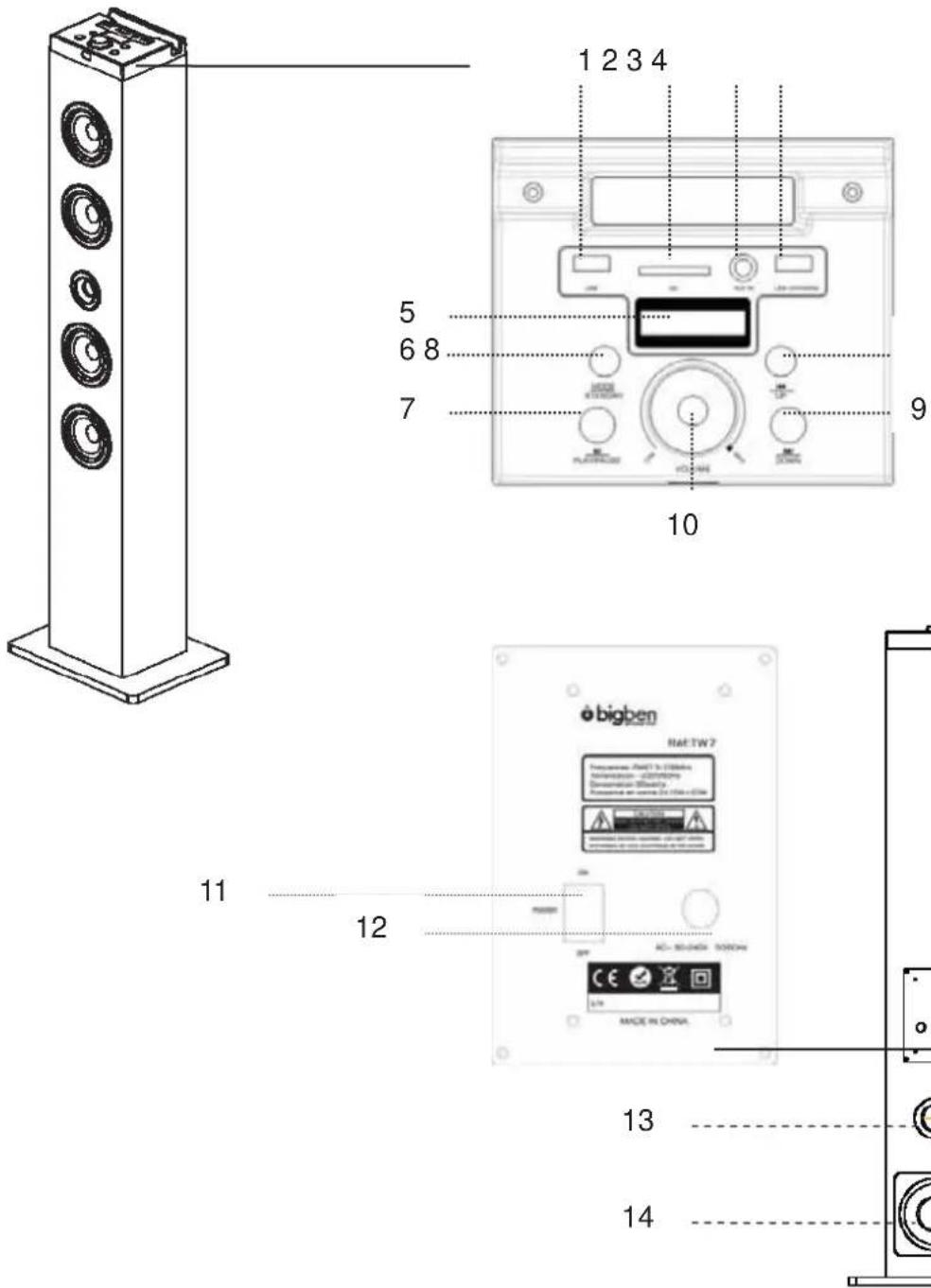 BIGBEN INTERACTIVE TW7BALLERINE - UNITÀ PRINCIPALE - 1