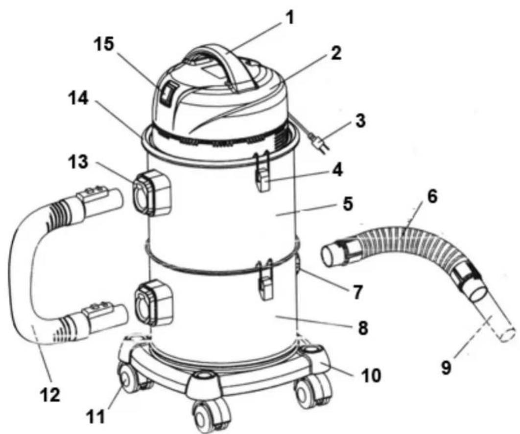 RIBIMEX CeneAsp - NAME OF PARTS: - 1