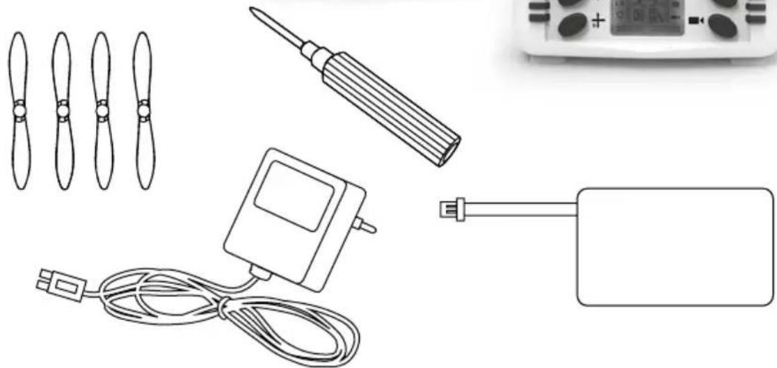 Carson X4 Quadcopter 550 - InclUDeD ItemS acceSSorleS - 4