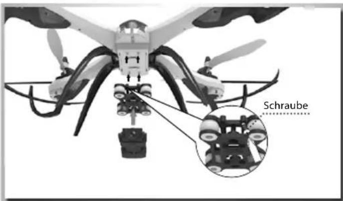 Carson X4 Quadcopter 550 - montaGe Der Kamera (nUr Bel VerSlon „SpY“ 500507100) - 1