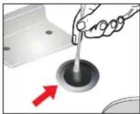 WMF 1010.2500.11 - Ontlastklep op het pannendeksel: - 1