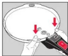 WMF 1010.2500.11 - Attaching the lid shaft handle - 2