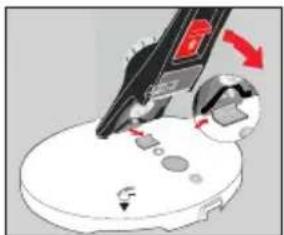 WMF 1010.2500.11 - Attaching the lid shaft handle - 1