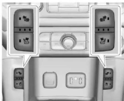 GMC Acadia (2017) - Siègeschauffantset aérés - 1