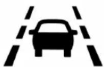 GMC Acadia (2017) - Témoind'assistanceau maintiende    trajectoire(LKA) - 1