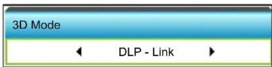 OPTOMA X319UST - 3D Mode - 2