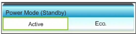 OPTOMA X319UST - Power Mode (Standby) - 1