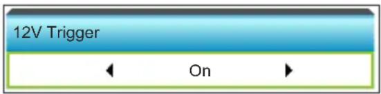 OPTOMA X319UST - 12V Trigger - 1