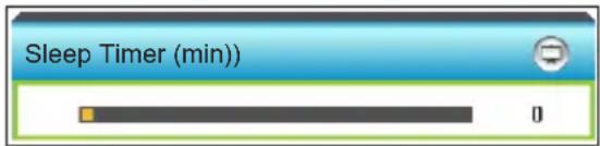 OPTOMA X319UST - Sleep Timer (min) - 1