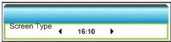 OPTOMA X319UST - Screen Type - 1