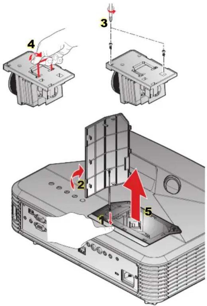 OPTOMA X319UST - CAUTION! Hg - 5