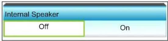 OPTOMA X319UST - Internal Speaker - 1