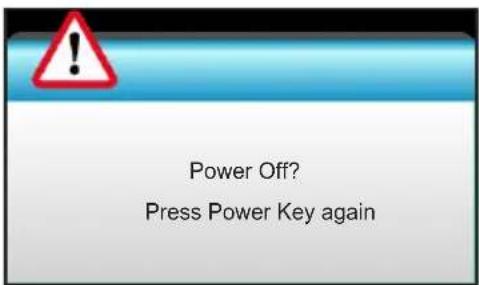 OPTOMA X319UST - On Screen Messages - 1