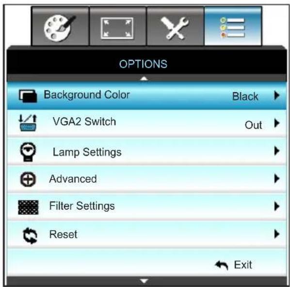 OPTOMA X319UST - OPTIONS - 1