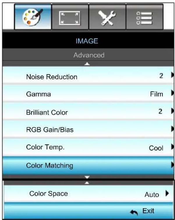 OPTOMA X319UST - IMAGE / Advanced - 1