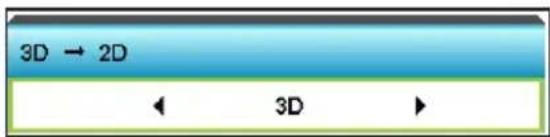OPTOMA X319UST - 3D Mode - 3