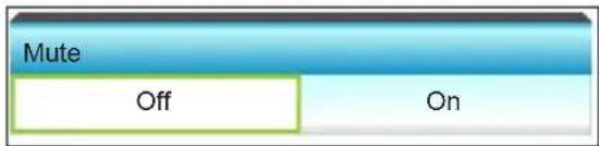 OPTOMA X319UST - Mute - 1