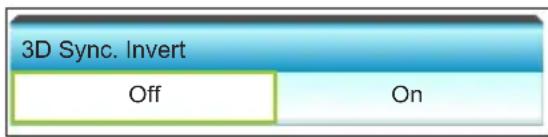OPTOMA X319UST - 3D Sync. Invert - 1