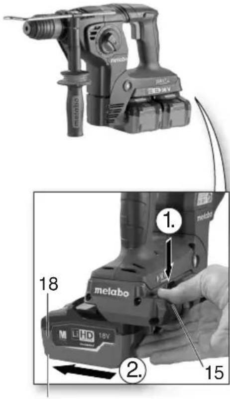 METABO KHA 3618 LTX 32 - 2