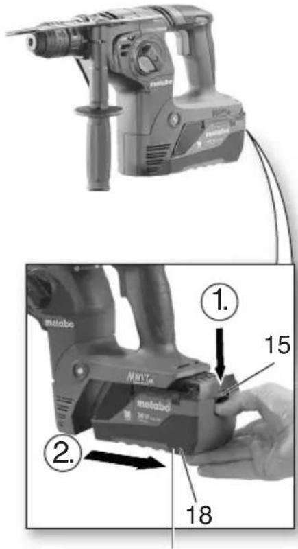 METABO KHA 3618 LTX 32 - 2