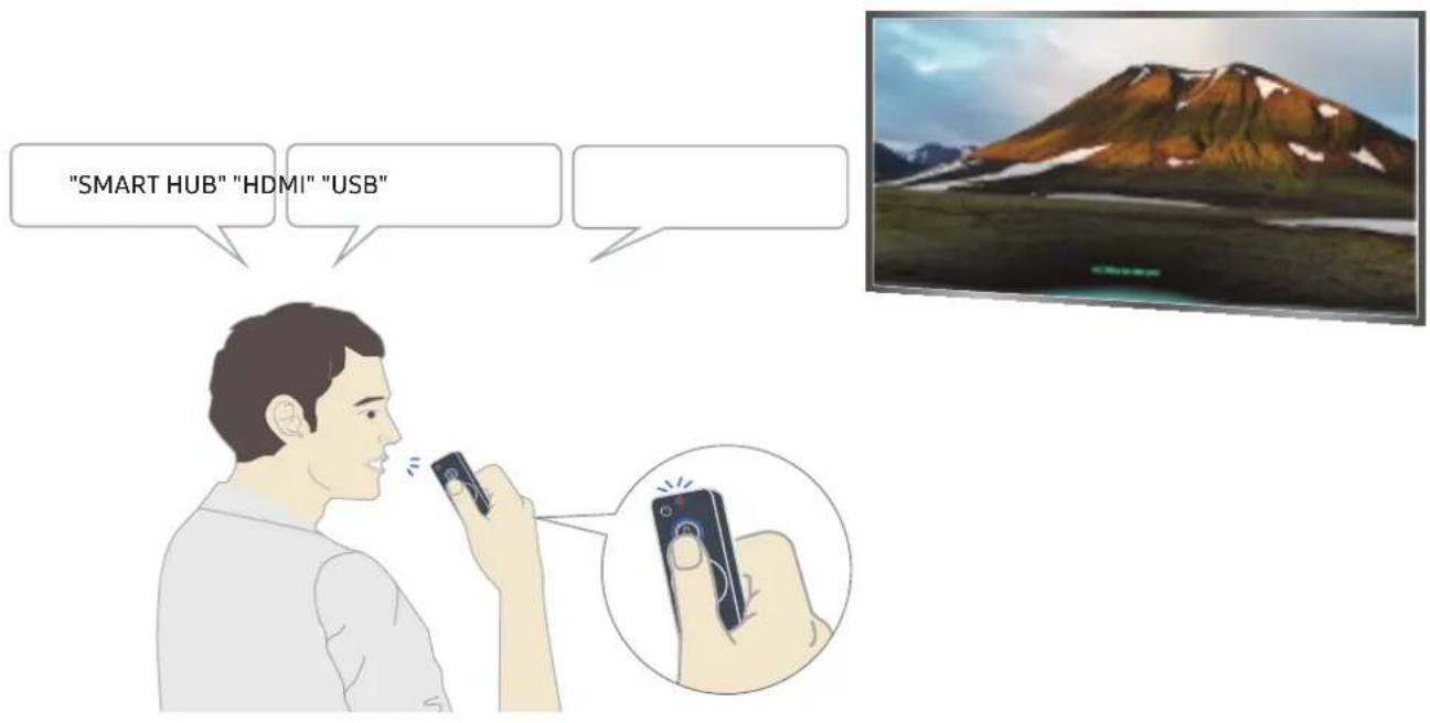 SAMSUNG UE55MU6200 - Execution de l'interaction vocale - 1