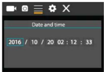 SALORA ACE700 - setting data and time - 2