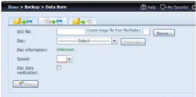 Thecus Thecus N12850 - Créer un fichier d'image à partir de fichier/dossiers - 1