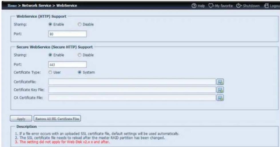 Thecus Thecus N12850 - Service Web - 1