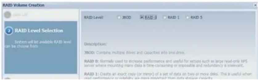 Thecus Thecus N12850 - Cré er un volume RAID - 3