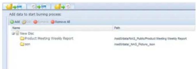 Thecus Thecus N12850 - Écrire fichiers/dossiers sur disque - 2