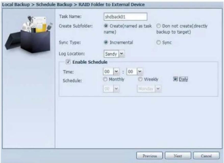 Thecus Thecus N12850 - Import (Importation) : En cliquant sur "Import" (Importer), l'écran ci-dessous s'affichera. - 22