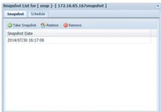 Thecus Thecus N12850 - Cré er un "Snapshot" - 2
