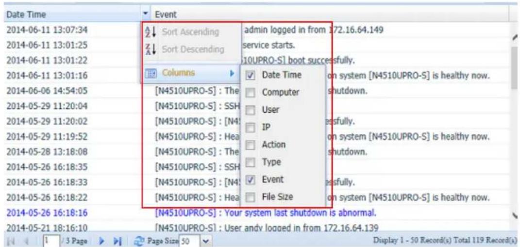 Thecus Thecus N12850 - Logs - 2