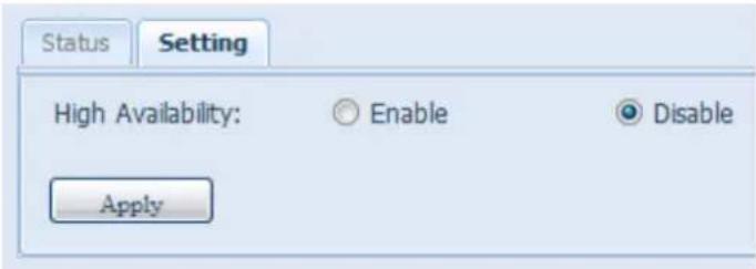 Thecus Thecus N12850 - Configurer l'unité primaire pour HA. Utilisons l'unité primaire de notre exemple PMA (172.16.66.25) : - 1