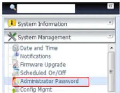 Thecus Thecus N12850 - Administrator Password (Mot de passe de l'administrateur) - 1