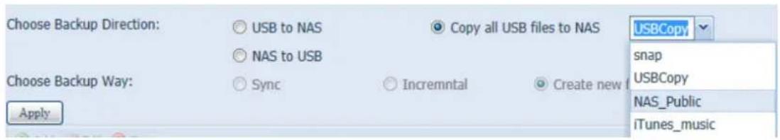 Thecus Thecus N12850 - Utilisation de USB Copy - 4