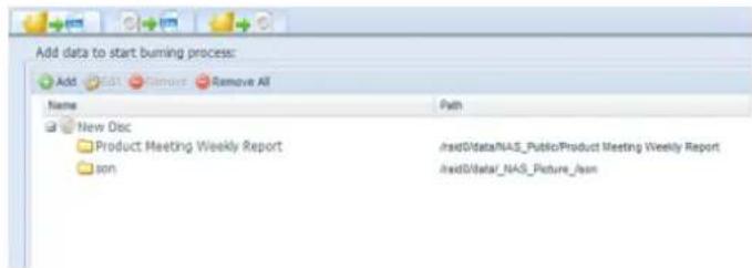 Thecus Thecus N12850 - Créer un fichier d'image à partir de fichier/dossiers - 2