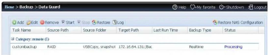 Thecus Thecus N12850 - Custom Backup (Sauvegarde personnalisé e) - 4