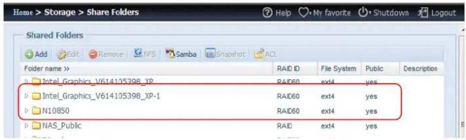 Thecus Thecus N12850 - Import (Importation) : En cliquant sur "Import" (Importer), l'écran ci-dessous s'affichera. - 7