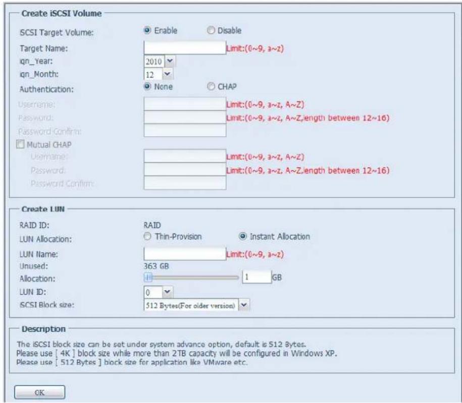 Thecus Thecus N12850 - Cible iSCSI - 2