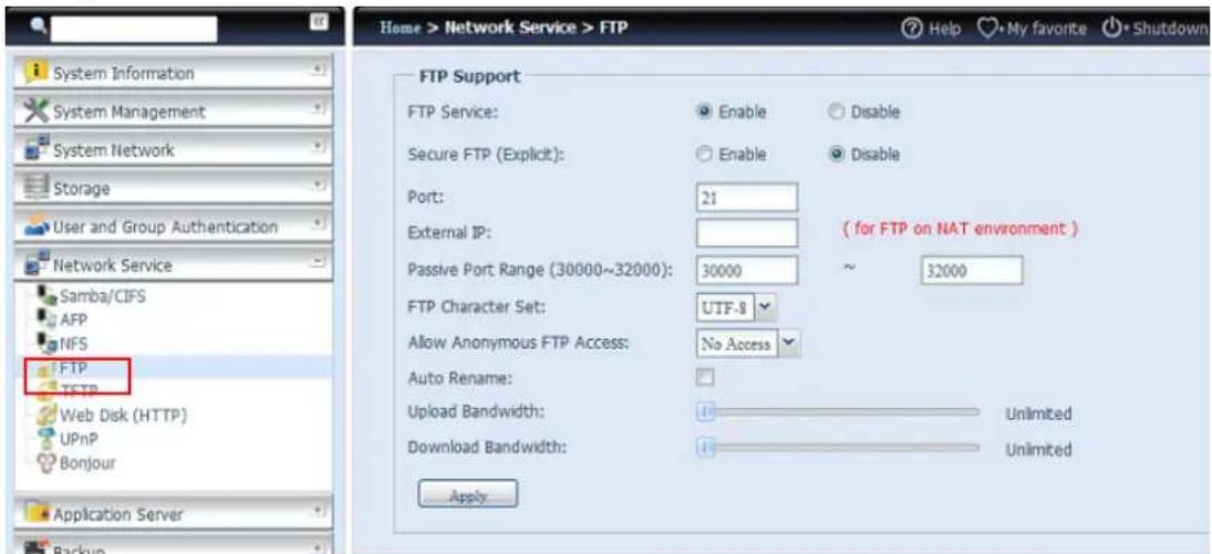 Thecus Thecus N12850 - FTP (FTP) - 1