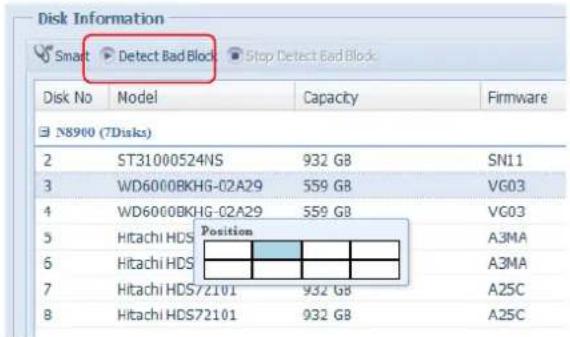 Thecus Thecus N12850 - Bad Block Scan (Balayage de mauvais secteurs) - 1