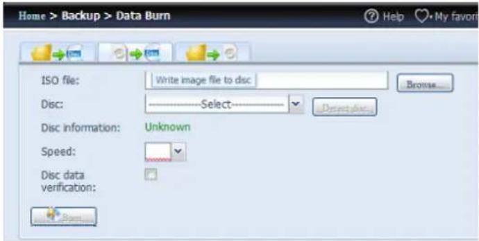Thecus Thecus N12850 - Écrire un fichier d'image sur un disque - 1