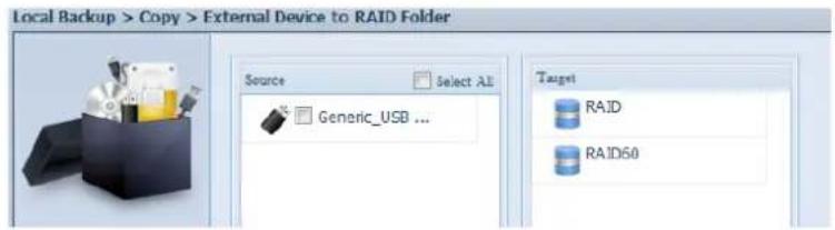 Thecus Thecus N12850 - Import (Importation) : En cliquant sur "Import" (Importer), l'écran ci-dessous s'affichera. - 11