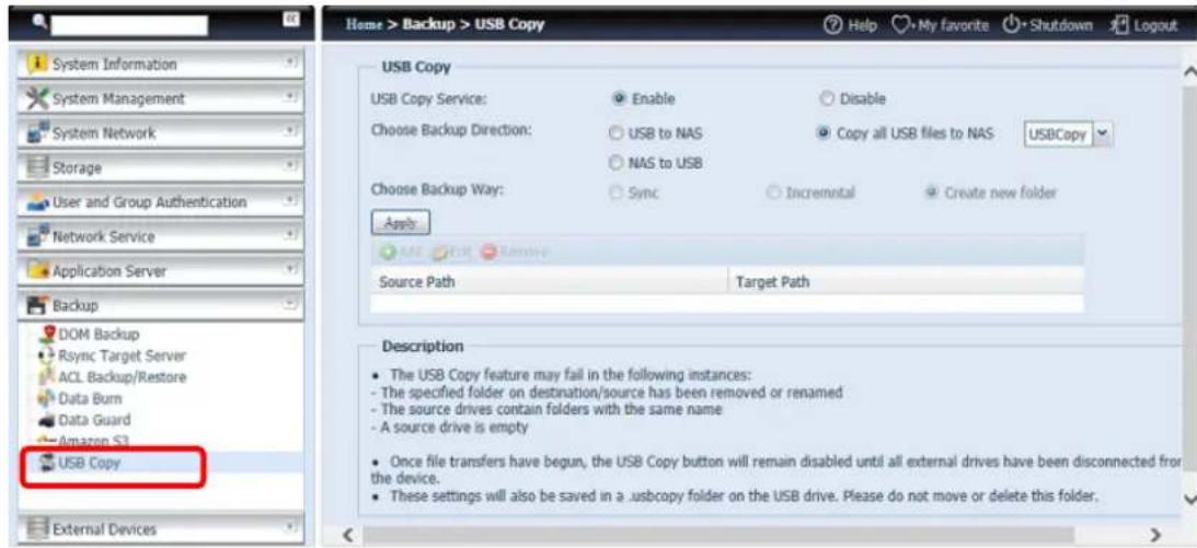 Thecus Thecus N12850 - USB Copy - 1