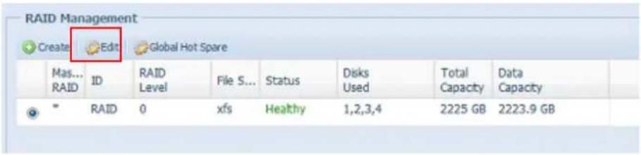 Thecus Thecus N12850 - 效益er un volume RAID - 1