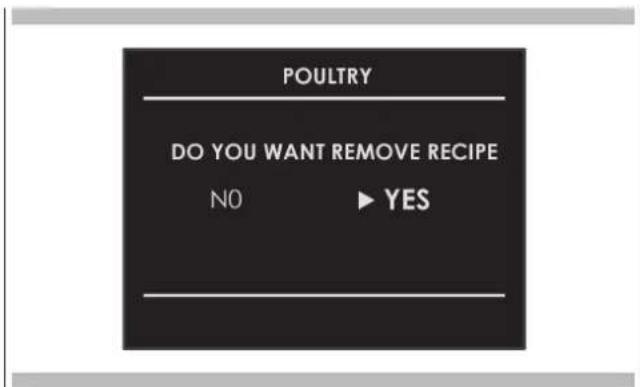 BORETTI BPZN60IX - Cancelling a Personalized recipe: - 1
