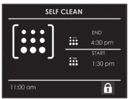 BORETTI BPZN60IX - To Set the Self-Clean Mode - 1