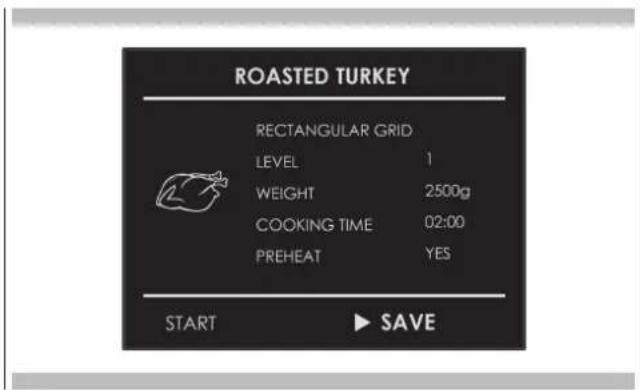 BORETTI BPZN60IX - Saving a personalized recipe: - 3